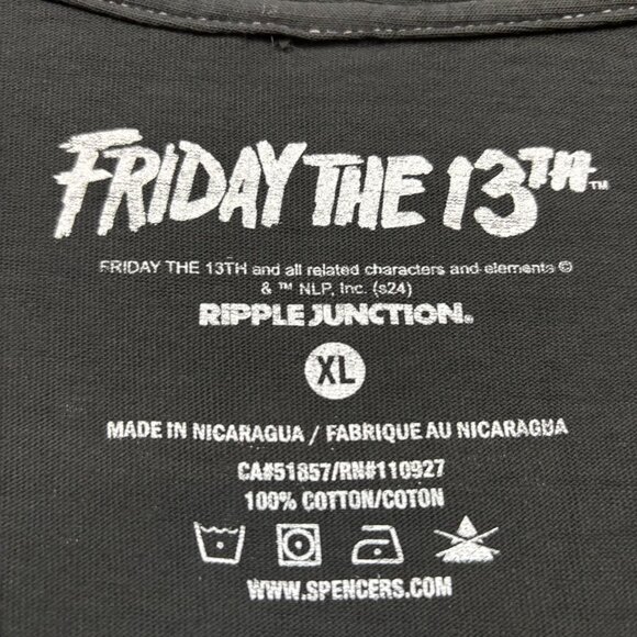 Bloody Disgusting x Friday the 13th Tshirt size extra large - Picture 4 of 4